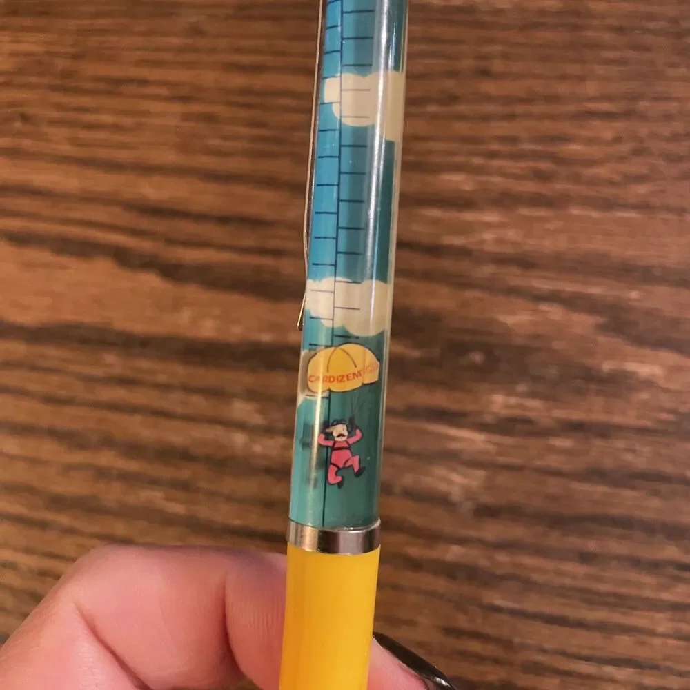 Vtg CARDIZEM CD Pharmaceutical Promotion Pen Parachute Floaty Pen Water